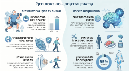 קריאטין מעל גיל 40: מה מוכח, מה מבטיח, ומה עדיין טרנד קריאטין מעל גיל 40: מה מוכח, מה מבטיח, ומה עדיין טרנד